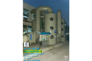 山東德州某醫藥化工廢氣（qì）淨化項目（mù）竣工